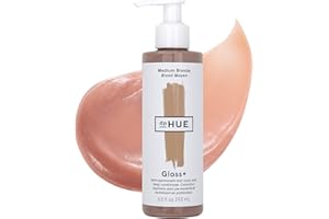 dpHUE Gloss+, Medium Blonde - 6.5 oz (8-12 Applications) - Semi-Permanent Hair Color & Conditioner - Lasts Up to Eight Washes - Paraben, SLS & SLES Sulfate Free - Vegan, Leaping Bunny Certified