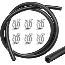 Produktbild von YGQ Benzinschlauch 8mm 2.4m - Kraftstoffleitung Mit Schlauchschellen Für Motoren
