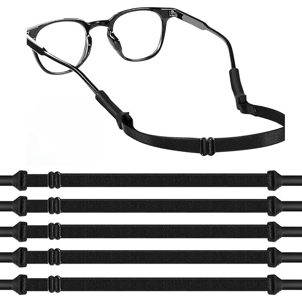 Cinghie Per Occhiali Da Sole Senza Coda - 6 Pezzi In Silicone Antiscivolo - Foto 4