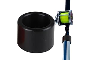 Wenmin Goma para portacañas Barco - cojín para caña Pescar,Caña Pescar Goma Duradera 50mm, Protector Trasero, Extremo para Poste Barco