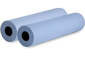 Farla Medical Select Hygiene Premium Rectangular Paper Couch Roll - Medical Beauty Massage Paper Roll - 2 Ply - 40 Metres per Roll - Blue - Pack of 2