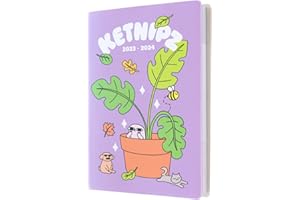 GUPO ERIK Grupo Erik Ketnipz Diary 2023-2024 | 17 Months Academic Diary Week To View A6 | August 2023 - December 2024 | Mid Year Diary 2023-2024 | 2024 Weekly Planner | Ketnipz Gifts | Cool Gifts