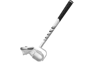 BRICOK VR Golf Club Compatible with Meta Quest 3/Meta Quest 3S, 90 Degree Unblock Signal Aluminum Attachment with 1:1 Molded Controller Cup, Right