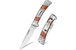 NedFoss Afilada navaja plegable, navaja de bolsillo con clip, cierre de forro seguro, navaja para una mano, adecuada para camping, senderismo y otras actividades al aire libre