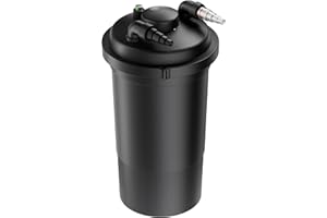 WILTEC SunSun CPF-500 Filtro a pressione con UVC 18 W e chiarificatore per laghetti fino a 30.000l d’acqua