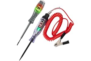 Leogony 3-120v circuit tester, car fuse test light Dc Voltage Tester With LED Digital