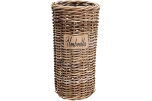 THE MAGIC TOY SHOP KOOPMAN Schirmständer aus geflochtenem Rattan, 20 x 50 h