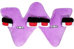 GZBAOTA Alphabet Lore Plush W, Alphabet Lore W, Alphabet Lore Plushies, Learning Letters Plush Toys for 1 2 3 4 5 6 Year Old Boys Girls, Educational Gifts for Baby 6 12 18 Months