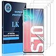 LK Compatibile con Samsung Galaxy S10 Pellicola Protettiva, 3 Pezzi,Sensibile al Tatto, Senza Bolle, HD Trasparente TPU Pelli