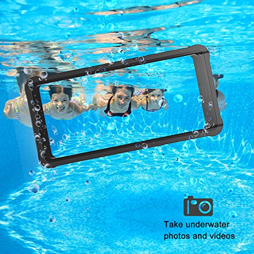 Samsung Galaxy S8 Carcasa Resistente Al Agua  Sparin baja del agua Funda impermeable con sensible pantalla t  ctil y acceso completo a todas las funciones para Samsung S8   a prueba de polvo   prueba de golpes  Negro