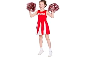 WICKED Dziewczęce cheerleaderki - Red 2016 Kids Costume