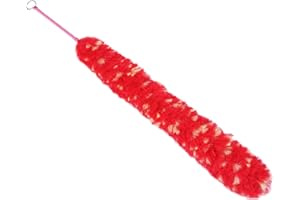 BANAPOY Nettoyage de flûte, brosse de nettoyage en nylon léger de 38 cm, écouvillon de nettoyage rouge, nettoyage pour flûte