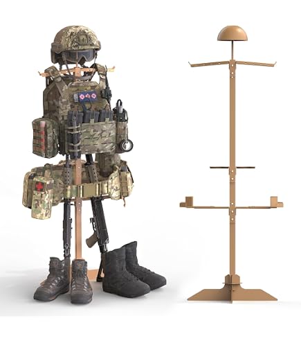 WANLZJ Taktischer Plattenträger-Ständer – Wandhalterung Für Körperpanzer, Westen & Ausrüstung, Robust, Platzsparend