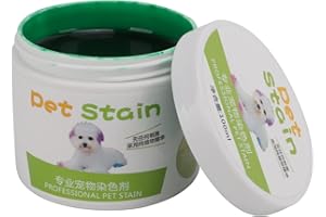 LIZEALUCKY Semi-permanente Haarfarbe für Hundehaare in Lebensmittelqualität, für Hunde und Katzen, 100 g (grün)