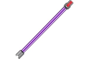 Arcets Tube Extension compatible pour Dyson V7 V8 V10 V11 V15 Tige Rigide Rallonge en Aluminium, Longueur 73 cm, Connecteur à Dégagement Rapide - Violet
