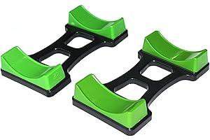 CTFOREST 2 Stück Kurzhantelablage, Hantel Storage Rack, Rack Hantel Fitness, Geeignet zum Platzieren von Hanteln zur Einfachen Aufbewahrung(Grün)