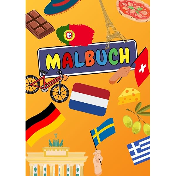 Europa Flaggen Malbuch – Länder & Hauptstädte Lernen Mit Spaß Für Groß & Klein