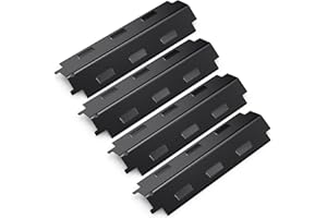 COISIEN Uniwersalny pojemnik na palniki, 37 x 11 x 3,6 cm, 4 sztuki, blacha płomieniowa, porcelana, stal, części zamienne do większości grilli gazowych, płyt grzewczych, akcesoriów do CharBroil, termosów,