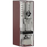 Wittner Taktell Super Mini Metronom Kunststoffgeh&auml;use ohne Glocke rubinrot