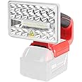 Hipoke Cordless LED Work Light Portable Outdoor Long-Range Floodlight with USB Port 18W Flashlight Compatible with Milwaukee M18 18V Lithium Battery 48-11-1828, 48-11-1840 (No Battery)
