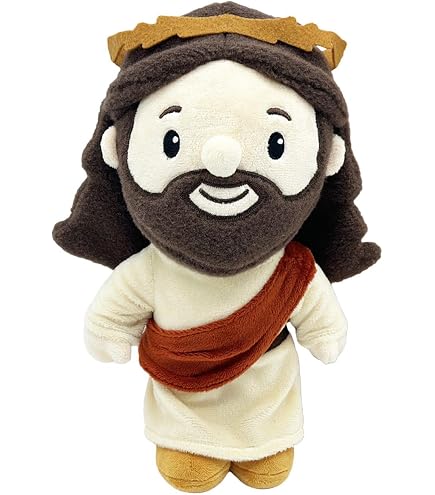 Muñeco De Peluche Jesús Con Biblia Y Cruz | Peluche Suave Y Abrazable De 30 Cm | Decoración Y Juguete Religioso | Regalo De Fe Para Niños Y Adultos