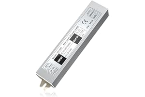 BONLUX Trasformatore LED 12V Alimentatore LED 45W AC 220V a DC 12 Volt 3,75A Impermeabile IP67 Modulo Striscia LED Driver di LED a Bassa Tensione per Strisce Luminose a LED e Lampadine LED MR11, MR16, G4