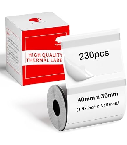 Étiquettes Thermiques Autocollantes 50x50mm - Multicolore Ciel Étoilé - 500 Étiquettes/Rouleau