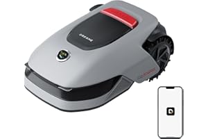 DREAME A1 Pro Robot Tondeuse sans Fil Périphérique, 360° 3D LiDAR, Recommandé 2000 m², Contrôle Via App, Gestion intuitive des Zones, Évitement Intelligent des Obstacles