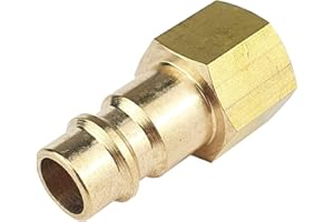 AURUM Sprzęgło pneumatyczne złącze szybkozłączka NW7,2 złączka wtykowa AG i IG (złączka wtykowa na sprężone powietrze/NW 7,2 G 1/2 wewnątrz)