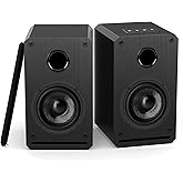 LONPOO LP-42s Diffusori attivi da scaffale, altoparlanti per PC da 30W RMS con connettività Bluetooth, USB, AUX-in, uscita pe
