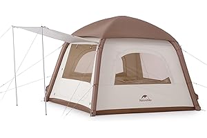 Naturehike Ango Air Tente Gonflable 3 Personnes Tente de Camping Imperméable Montage Rapide Familiale pour Le Camping Les Voyages en Voiture et Les Activités de Plein
