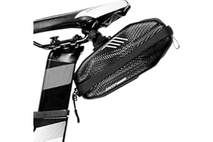 LIXADA 0,8L Borse da Sella per Bici Impermeabile Portatile Borsa Sottosella per Biciclette Facile da Installare per MTB Bici da Strada