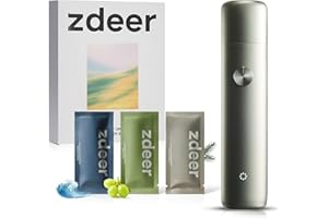 ZDEER Electric Breath Spray, Bad Breath Treatment for Adults, Oral Probiotic Dry Mouth Spray for Bad Breath, Alcohol Free, Rechargeable, Poket Size Mouth Freshener Spray with 3 Different Flavors