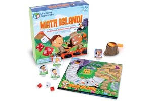 Learning Resources Matematik Ön! Dessutom och Subtraktion Spel 8-Bitar Uppsättning, Flerfärgad