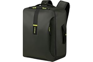 Samsonite Paradiver Light - EasyJet Handgepäck 45 x 20 x 36 cm, 33 L, 1 kg, Handgepäck, Flugzeug Rucksack M Untersetzer, Dschungelgrün