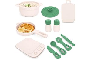 TYRY.HU Giocattoli da Cucina in Silicone per Bambini,Accessori Cucina Bambini,Utensili da Cucina,Giochi di Ruolo Giocattolo Regalo Educativo per Ragazzi e Ragazze