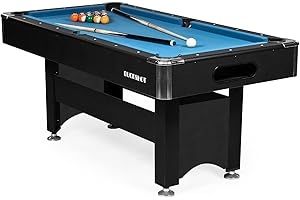 Buckshot Winner - Mesa de billar (183 x 90 x 79 cm, 6 pies, retorno de bolas, billar con accesorios, 70 kg)