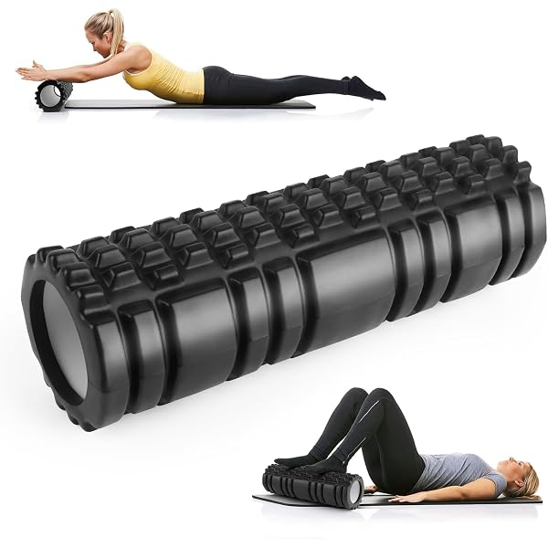 Fizyo Rouleau De Massage EPP – 30x15 Cm, Mousse Moyennement Dure – Pour Yoga, Récupération Musculaire, Rééducation