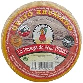 LA PASIEGA DE PE&Ntilde;APELADA Artisan Smoked Cheese, Round Baby Cheese 530 gr (approx) Vacuum, Mild Flavor with Touch of Smoke, Ma