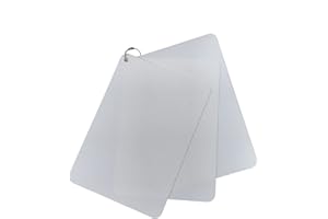 CL DISTRIBUTION 5 x A6 Plastic Blank Battle Slate Cards with Ring Binder (Military 100% UK Made