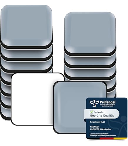 30 Scivoli In Teflon Per Mobili - Cursori Adesivi 20x20mm Per Spostare Divani, Letti E Tavoli - Foto 5