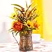 Produktbild TRI Herbst-Gesteck Antik, Herbstliches Blumengesteck in Einem Untertopf aus Metall, Farbenfroh Arrangiert als tolle Deko in der Ganzen Wohnung