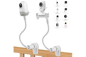 SUGLADE Universelle Babykamerahalterung – kompatibel mit Babyphone-Halterungen gängiger Mainstream-Marken wie Philips, HelloBaby, GHB und Babystar, Flexible Anpassung und werkzeuglose Installation