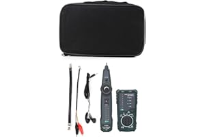 Nikou Cable Tracker, Multifunktionaler Kabeltester Kabelfinder Kabeltester Leitungssucher für das Telefonnetz FY868 RJ45 RJ11 BNC LAN Wire Tracker Kit