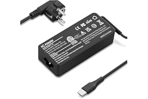 FEWRJG Chargeur USB C 65W pour Lenovo Thinkpad T14 T15 T480 T480s T490 T490s,Lenovo Chromebook C330 S330,Lenovo Yoga,Dell Chromebook 3100,Latitude 5420,Acer Chromebook Type C Ordinateurs Portables