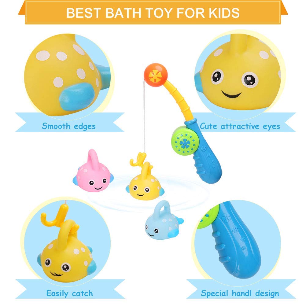 joyoldelf-Jouet-Bain-7-Pices-Jeux-de-Pche-Enfant-Jouet-de-Bain-Bb-Jouets-ducatifs-pour-Enfants-Filles-Garcons