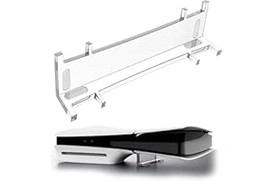 Support PS5 Slim Horizontal, xiruiubao, Compatible with PS5 Slim, Transparent Acrylic Stand