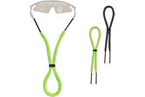 YSDYY 2 piezas de correas para gafas deportivas, antihundimiento, anticaída, cordón flotante, antideslizante y ajustable, adecuadas para deportes acuáticos, natación, surf en la playa.