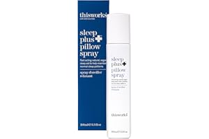 This Works Sleep Plus+ Pillow Spray: Fast-Acting Natural Rest Aid with with Essential Oils of Lavender, Vetivert and Camomile, 100ml