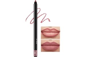 TONGYEND Nude Lip Liner, Lip Pencil Waterproof Long Lasting Lip Liner - High Pigmented Velvet Lip Crayon Non-Stick Cup Nude Lipstick for Sculpting & Filling - Smooth Texture Natural Lip Pen (#1 Dusty Rose)